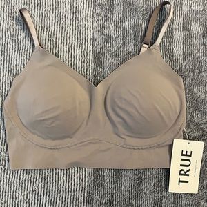 NWT TRUE buttery soft nude colored bra size S